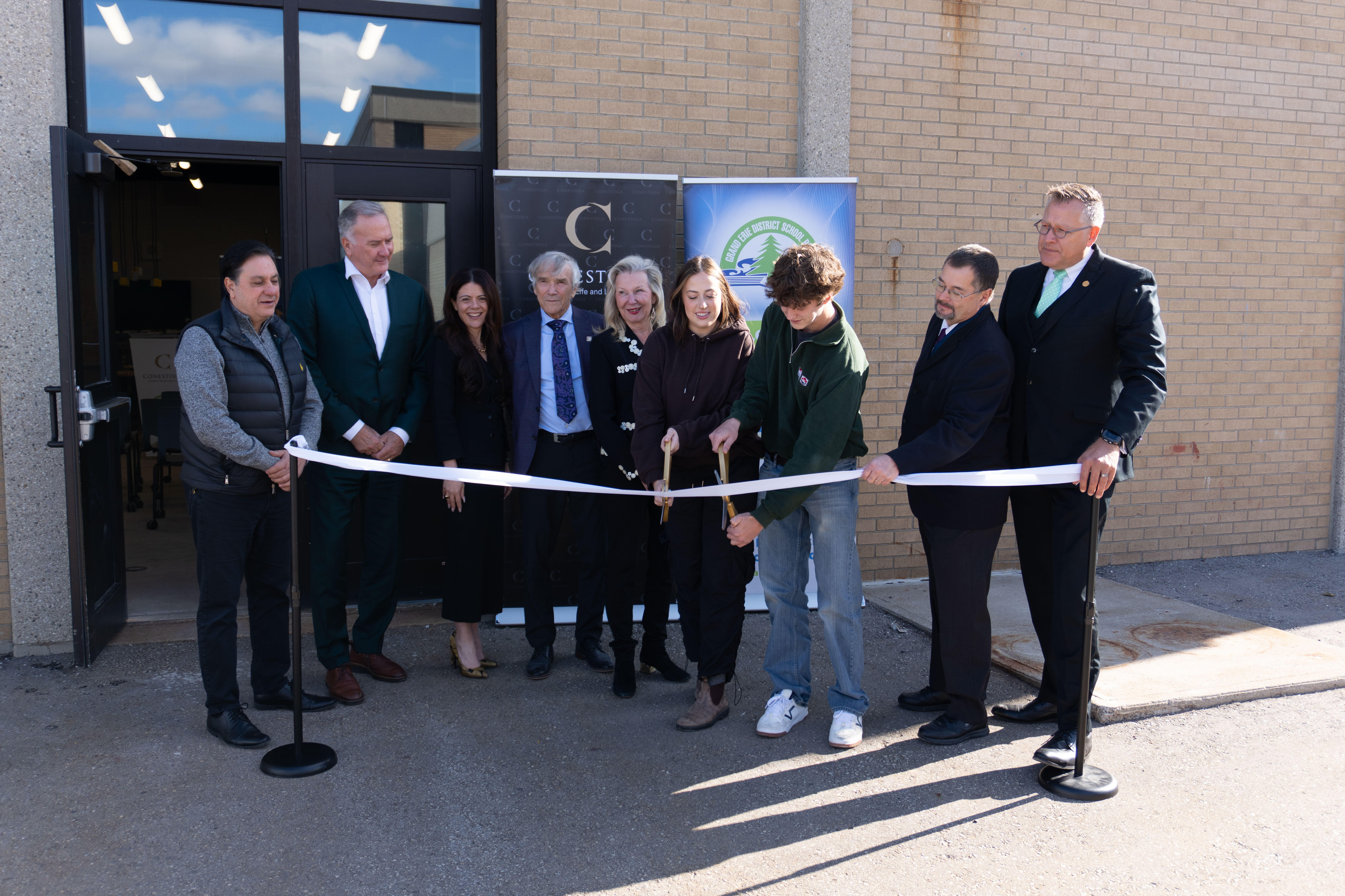 Ribbon cutting picture